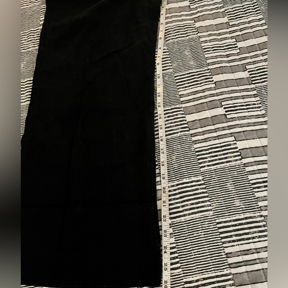 BLACK WIDE LEG CORDUROY WITH BELT - Picture 10 of 12